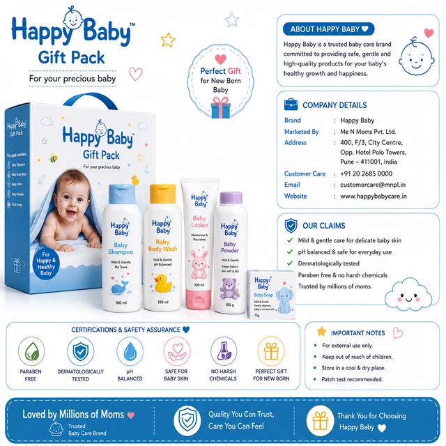 Happy Baby Gift Pack - 1 Set