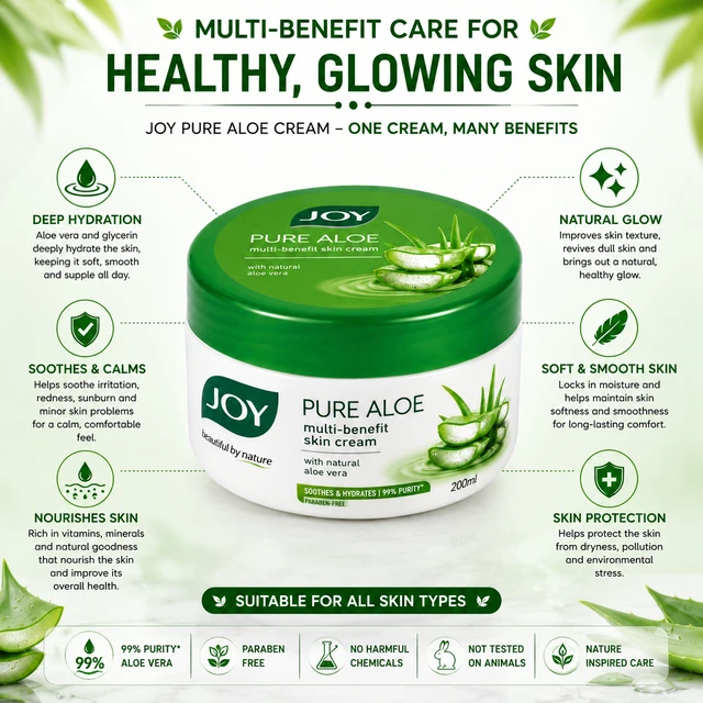 Joy Pure Aloe Cream - 200 ML