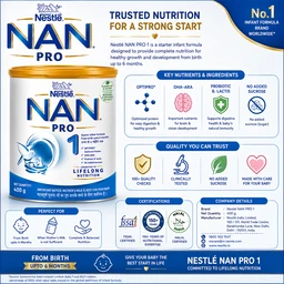Nestle NAN PRO 1 - 400 g