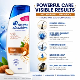 Head & Shoulders Anti Hairfall Shampoo - 180 ML