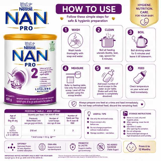 Nestle NAN PRO 2 - 400 g