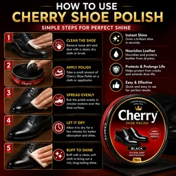 Shoe Polish – Cherry - 75 mL