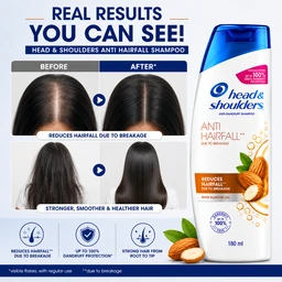 Head & Shoulders Anti Hairfall Shampoo - 180 ML
