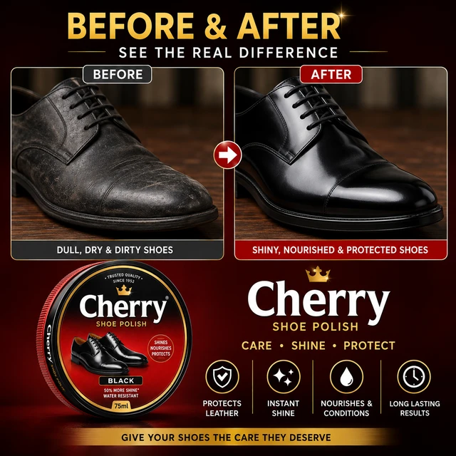Shoe Polish – Cherry - 75 mL