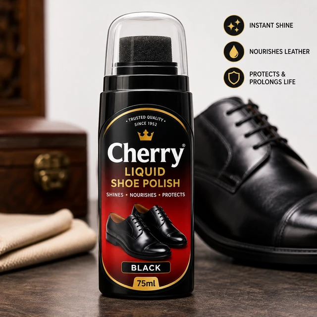 Cherry Liquid Shoe Polish - 75 ML