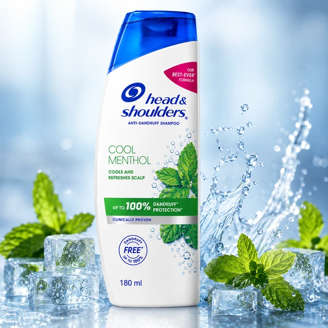 Head & Shoulders Cool Menthol Shampoo - 180 mL