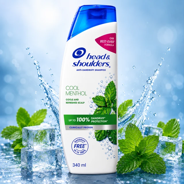 Head & Shoulders Cool Menthol Shampoo - 340 mL