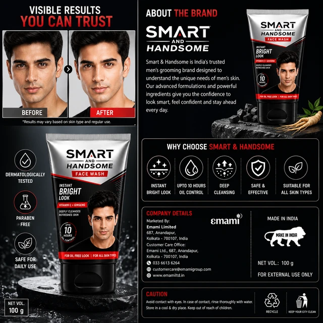 Smart and Handsome Face Wash