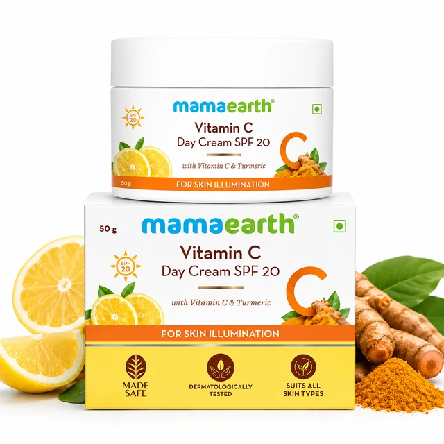 Mamaearth Vitamin C Day Cream SPF 20 - 50 G