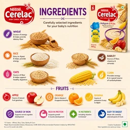 Nestle Cerelac Multigrain & Fruits - 350 g