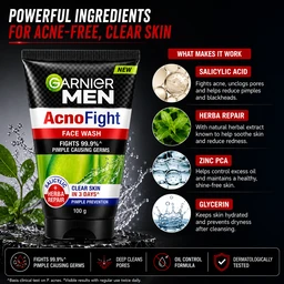 Garnier Men AcnoFight Face Wash - 100 g