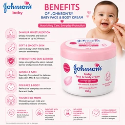 Johnson’s Baby Face & Body Cream - 200 g