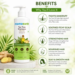 Mamaearth Tea Tree Shampoo - 250 ML