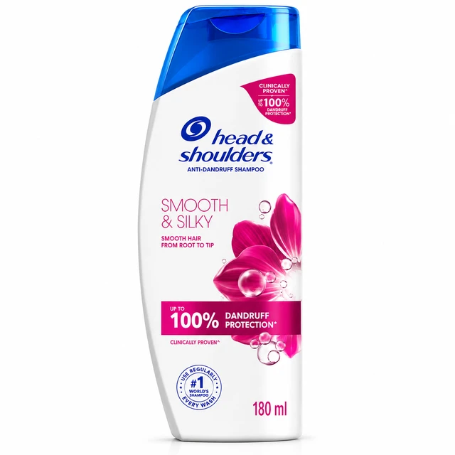 Head & Shoulders Smooth & Silky Shampoo - 180 mL