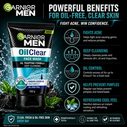 Garnier Men Oil Clear Face Wash - 100 g