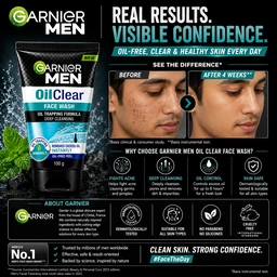 Garnier Men Oil Clear Face Wash - 100 g