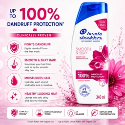 Head & Shoulders Smooth & Silky Shampoo - 340 mL