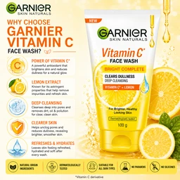 Garnier Vitamin C Face Wash - 100 g