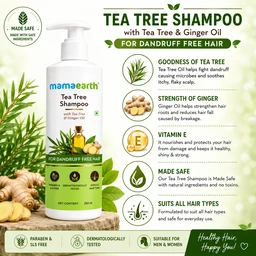 Mamaearth Tea Tree Shampoo - 250 ML