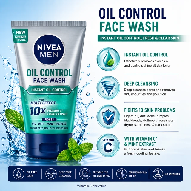 Nivea Men Oil Control Face Wash