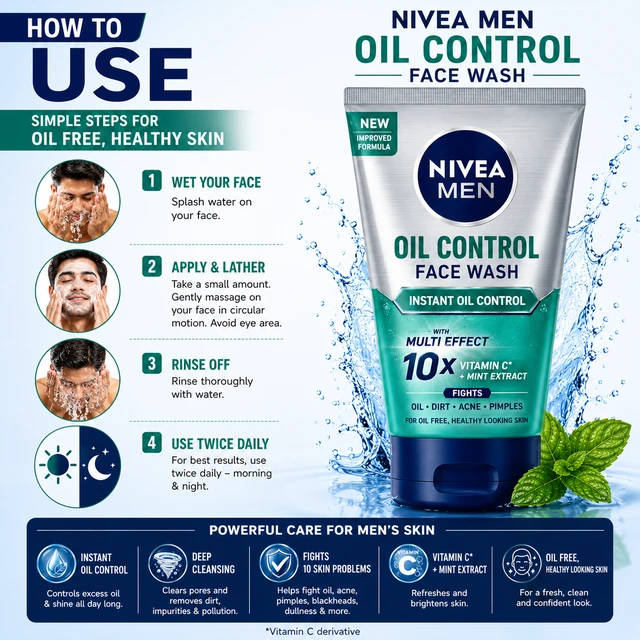 Nivea Men Oil Control Face Wash