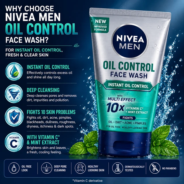 Nivea Men Oil Control Face Wash
