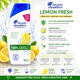 Head & Shoulders Lemon Fresh Shampoo - 180 mL