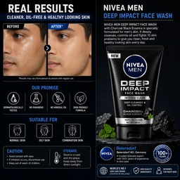 Nivea Men Deep Impact Face Wash