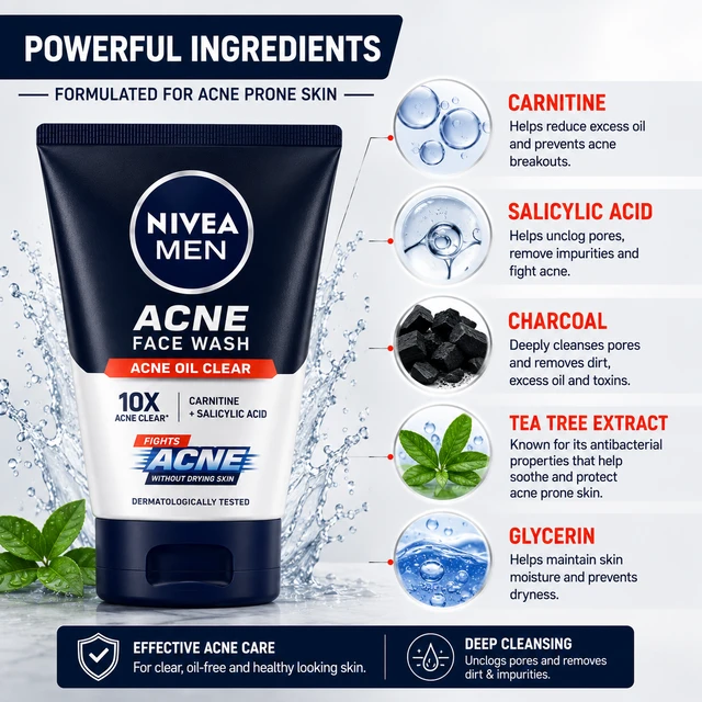 Nivea Men Acne Face Wash