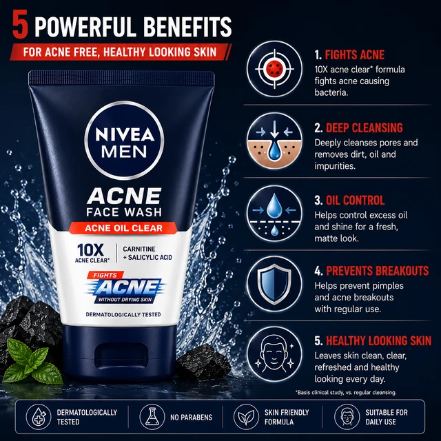 Nivea Men Acne Face Wash