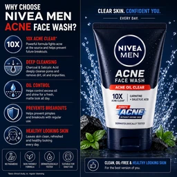 Nivea Men Acne Face Wash