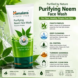 Himalaya Purifying Neem Face Wash - 100 ML