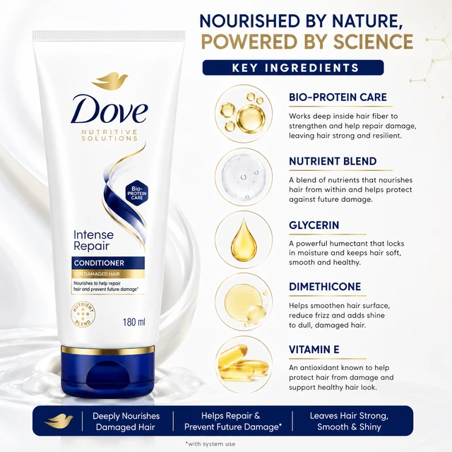 Dove Intense Repair Conditioner - 180 mL