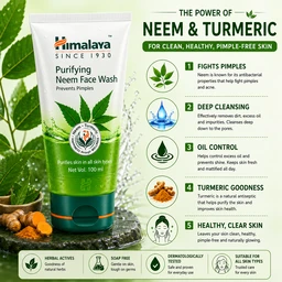 Himalaya Purifying Neem Face Wash - 100 ML