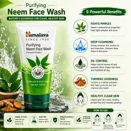 Himalaya Purifying Neem Face Wash - 100 ML