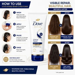 Dove Intense Repair Conditioner - 180 mL