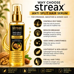 Streax Anti Split Hair Serum - 100 mL
