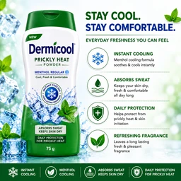 Dermicool Prickly Heat Powder - 75 g
