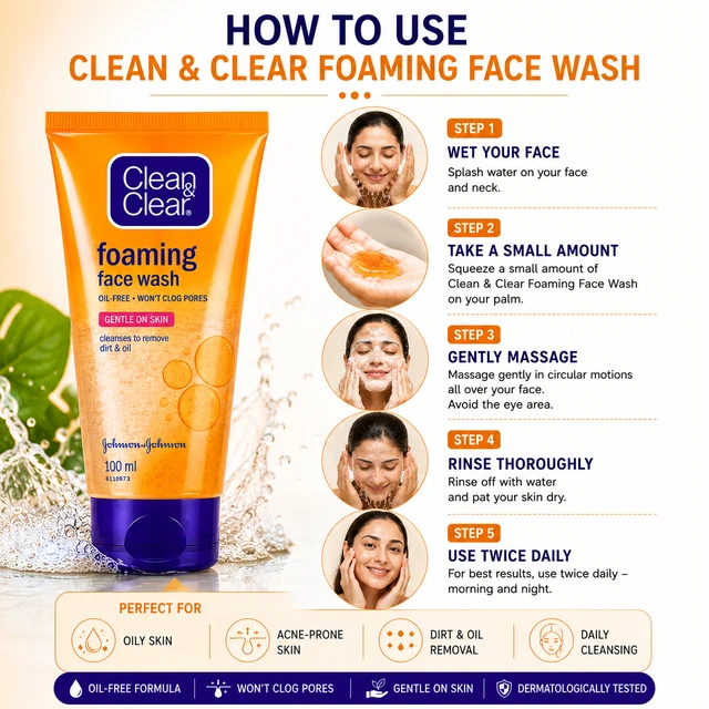 Clean & Clear Foaming Face Wash