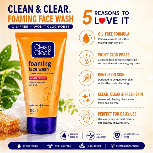 Clean & Clear Foaming Face Wash