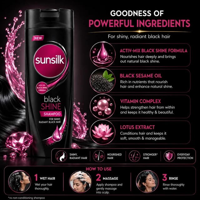 Sunsilk Black Shine Shampoo