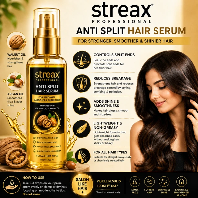 Streax Anti Split Hair Serum - 100 mL
