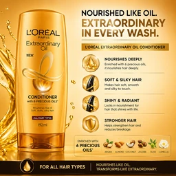 Loreal Extraordinary Oil Conditioner - 192 mL