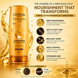 Loreal Extraordinary Oil Conditioner - 192 mL