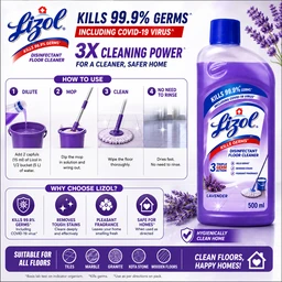 Lizol Floor Cleaner - 500 mL