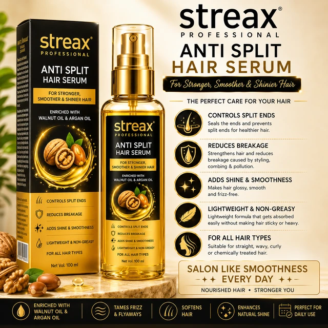 Streax Anti Split Hair Serum - 100 mL