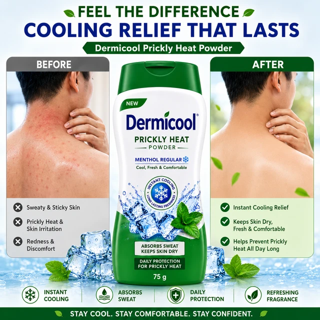 Dermicool Prickly Heat Powder - 75 g