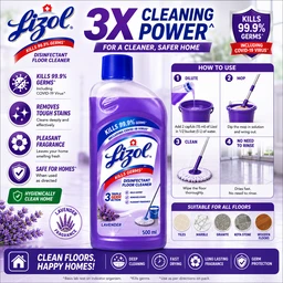 Lizol Floor Cleaner - 500 mL