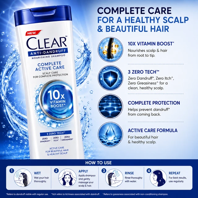 Clear Complete Active Care Shampoo