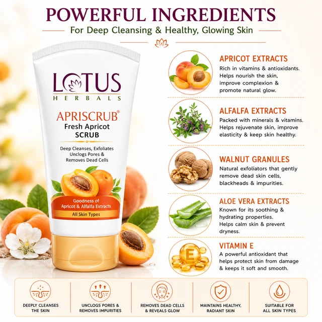 Lotus Herbals Apriscrub